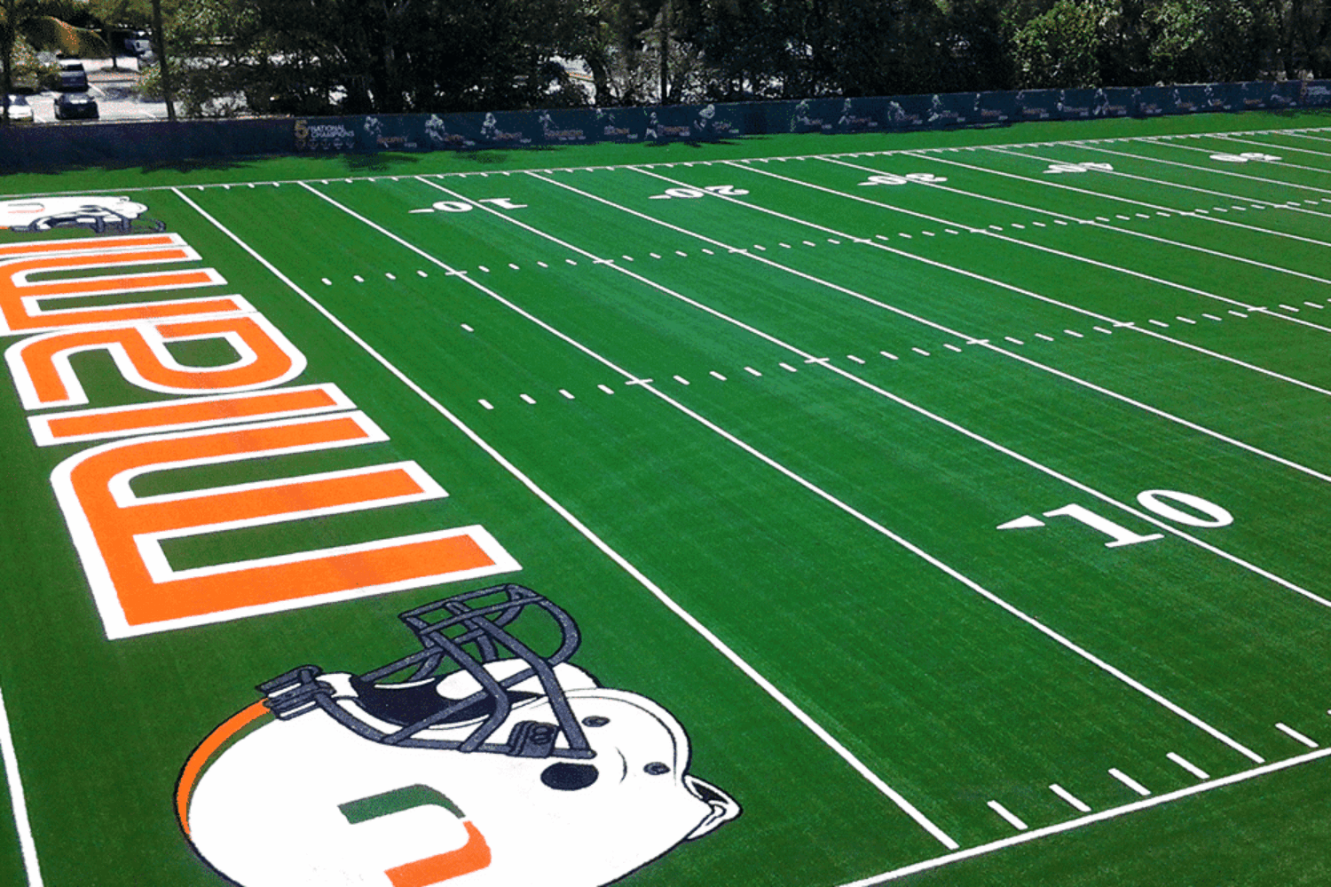University of Miami Football Practice Fields