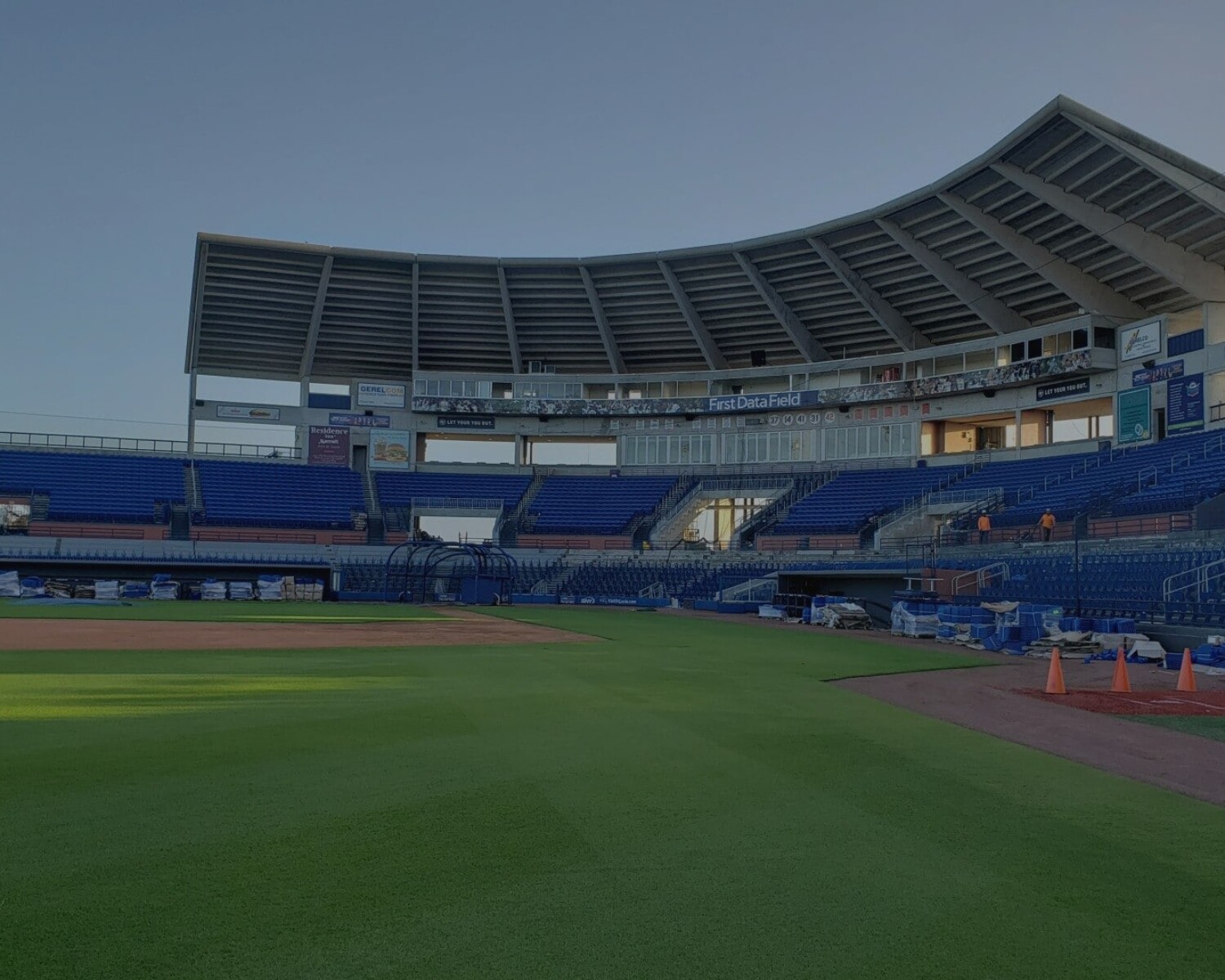 natural athletic turf installation