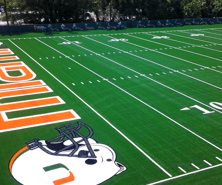 University of Miami Football Practice Fields