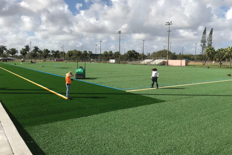 Bamford Park Florida Athletic Field Construction