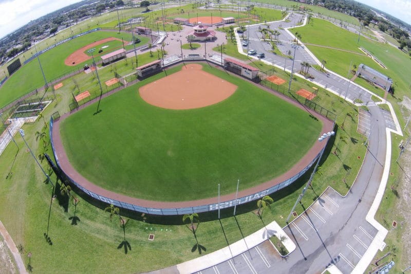 natural athletic turf installation