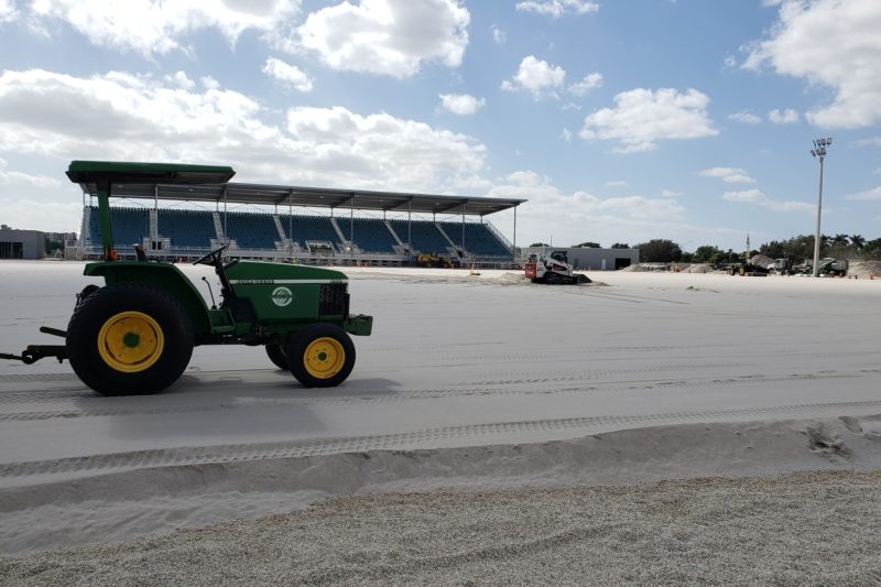 general contracting athletic fields Florida